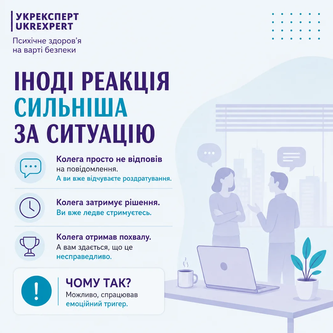 Емоційні тригери на роботі
