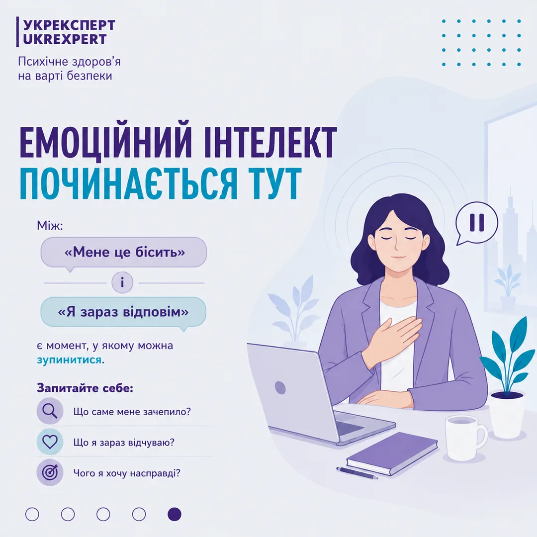 Емоційний інтелект і власна реакція